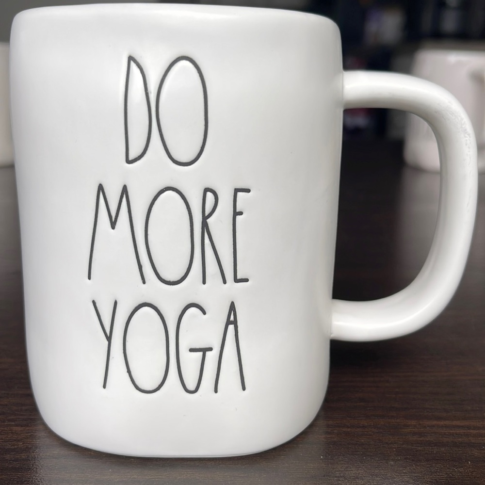 NEW Rae Dunn Do More Yoga Mug